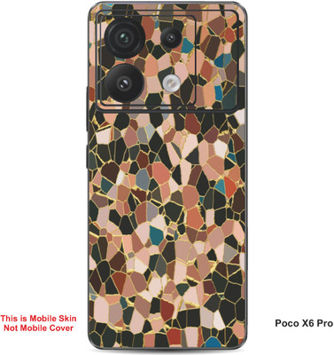 VYBE The Smart Choice Poco X6 Pro Pattern Embossed Mobile Skin(Jellyfish 1)