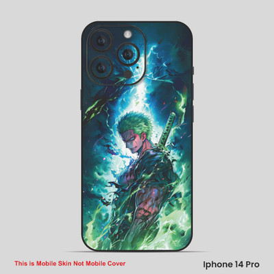 VYBE The Smart Choice iPhone 14 Pro Goku Embossed Mobile Skin(Milk White, Pink 17)