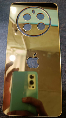 TWROP REALME NARZO 70 PRO 5GACRYLIC MIRROR APPLE LOGO Mobile Skin(Gold)