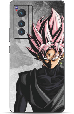 VYBE Vivo X70 Goku Mobile Skin Mobile Skin(Tea rose (Red) 39)