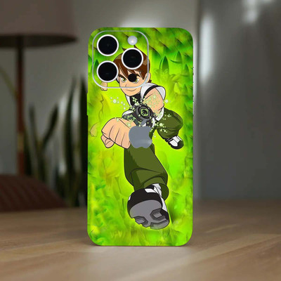 BugguSkin Apple iPhone 15 pro Mobile Skin(Ulltra Super Ben10 Skin With High Matte Finish., Mobile Skin (Back+Side+Camera))