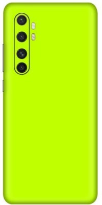 Vcare GadGets Mi Note 10 Lite Mobile Skin(Olive Green Electro)