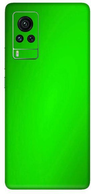 Vcare GadGets Vivo X60 Pro Mobile Skin(Metallic Green Shining)