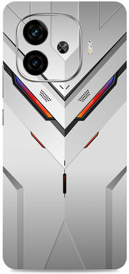 SkinoMania iQOO Neo 10R Premium Vinyl Mobile Skin (Multicolor) Mobile Skin(Nubia-Red-Magic)