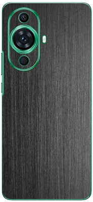 FCS Huawei nova 11 Pro Printed Back skin Mobile Skin(Carbon Fiber Gold Texture)