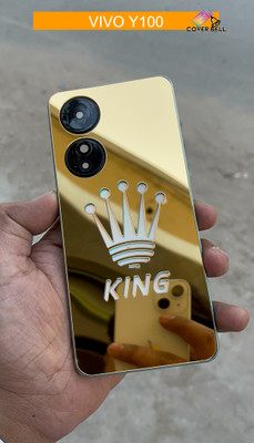 coverbell VIVO Y100 GOLD A KING BACK PANEL PROTECTOR Mobile Skin(GOLD MIRROR)