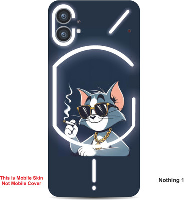 VYBE The Smart Choice Nothing 1 Tom Embossed Mobile Skin(Dark Blue Grey A1)