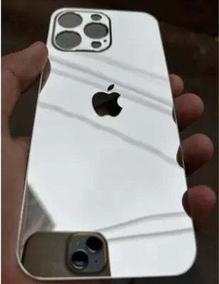 MOBIZONE IPHONE 13 PRO MAX SILVER MIRROR BACK PANNEL Mobile Skin(Silver)
