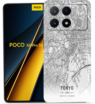 WeCre8 Skin's WeCre8 Skin's POCO X6 Pro 5G Mobile Skin(Tokyo Map)