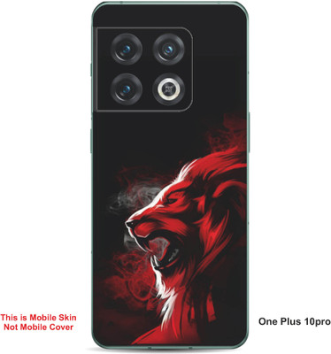 VYBE The Smart Choice One Plus 10 Pro Wolf Embossed Mobile Skin(Red & Black 29)