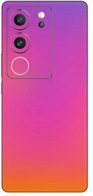 Vcare GadGets Purple Orange Vivo V29 5G Mobile Skin(Multicolor)