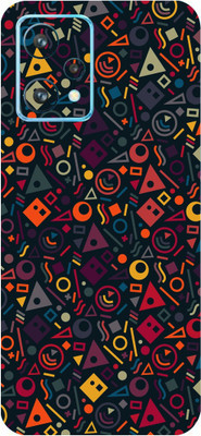 BUGGU Realme 9 Pro 5G Mobile Skin(Ultra Super Geometric Shape Skin With High Matte Finish.)