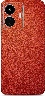 SkinoMania Vivo Iqoo Z6 Lite 5G Mobile Skin(REd Leather)
