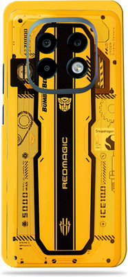 WeCre8 Skin's realme narzo 70 turbo 5g Premium Vinyl Mobile Skin (Multicolor) Mobile Skin(yellow-red-magic)