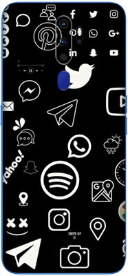 ScreenMart Oppo A9 2020 Mobile Skin(Multicolor)