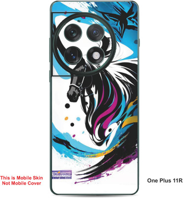 VYBE The Smart Choice One Plus 11R Horse Embossed Mobile Skin(Concord 33)