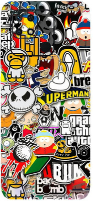 DHARKOTI Mobile Skin for Mi Redmi 10c (Coverage Back Camera Sides) (Design Cartoon) Mobile Skin(Multicolor)