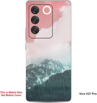 VYBE The Smart Choice Vivo V27 Pro Naturel Mobile Skin(Faded Pink, Cascade 6)