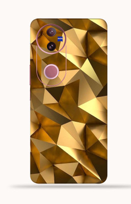 OggyBaba OggyBaba Vivo V50 5g Mobile Skin(Golden-poly)