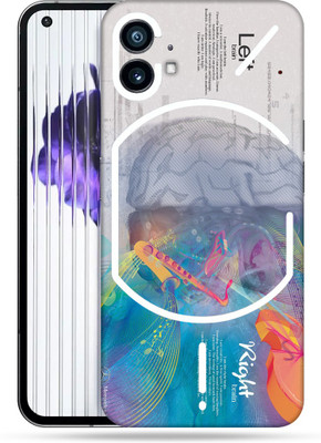 SkinoMania Nothing-Phone(1) Mobile Skin(Multicolor Brain Art)