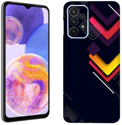 Skinex Samsung Galaxy A23 5G, Elbow Abstract Mobile Skin(Multicolor Mobile Skin With camera protector (Back + Camera + Side))