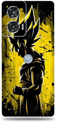 Mclaxa Moto Edge 50 Fusion Mobile Skin(Golden Goku)