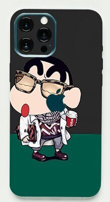 BugguSkin Apple iPhone 14 Pro Max Mobile Skin(Ultra Super Happy Shinchan Skin With High Matte Finish.)