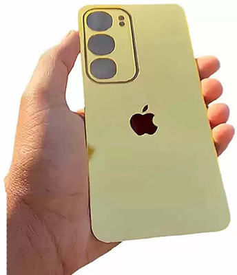 GENTECK VIVO Y29 5G GOLD Glass Finish Back Panel Skin with Apple Logo Mobile Skin(Gold)