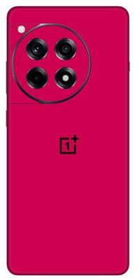 Vcare GadGets Matte Pink OnePlus 12 R 5G With Logo Mobile Skin(Matte Pink)