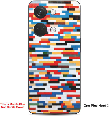VYBE The Smart Choice One Plus Nord 3 Abstract Embossed Mobile Skin(Opal A15)