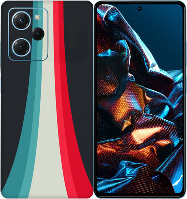 SkinoMania POCO X5 Pro 5G Mobile Skin(Multicolor Strip-Abstract)
