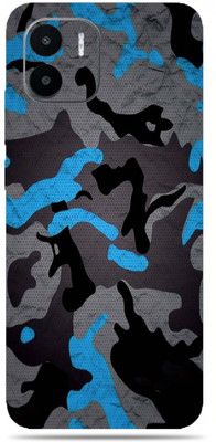TJ CREATION Mi A2 Mobile Skin(Ultra Super Camouflage Military Blue Skin With High Matte Finish.)
