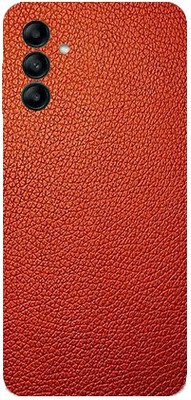 TJ CREATION SAMSUNG Galaxy A04s Mobile Skin(Ultra Super Red Leather Skin With High Matte Finish.)
