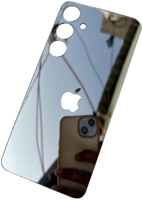 TWUAOP SAMSUNG GALAXY A54 5G MOBILE SKIN ACRYLIC SHEET MIRROR BACK PANNEL APPLE LOGO Mobile Skin(Silver)