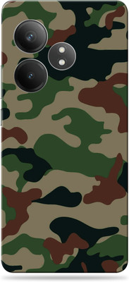 SkinoMania Realme GT 6T Mobile Skin(Green Camo)