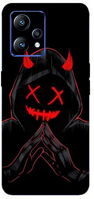 BugguSkin realme Narzo 50 Pro 5G Mobile Skin(Ultra Super Black Devil Skin With High Matte Finish.)