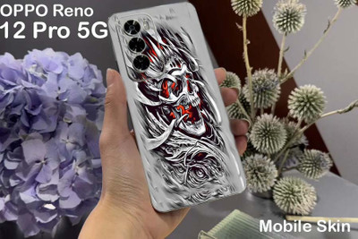 BugguSkin OPPO Reno 12 Pro 5G Mobile Skin(Ulltra Super Angry Mumma Skin With High Matte Finish., Mobile Skin (Back+Side+Camera))