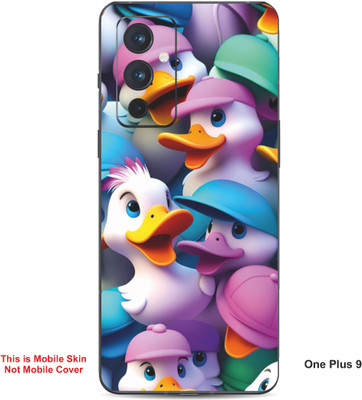 VYBE The Smart Choice One Plus 9 Duck Embossed Mobile Skin(Cadillac Pink 25)