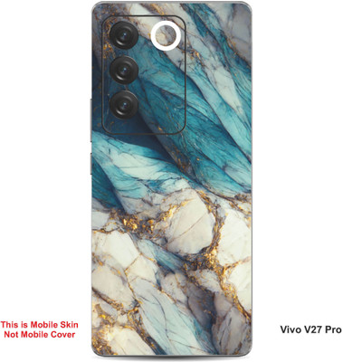 VYBE The Smart Choice Vivo V27 Pro Abstract Embossed Mobile Skin(Hippie Blue 6)