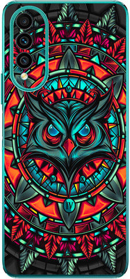 FCS Huawei nova 8 SE Printed Back skin Mobile Skin(Owls)