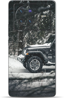 VYBE Vivo X80 car Mobile Skin Mobile Skin(Dim Black 41)