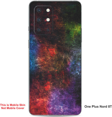 VYBE The Smart Choice One Plus Nord 8T Abstract Embossed Mobile Skin(Plum Purple A16)