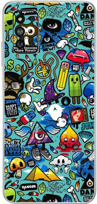 FCS Samsung Galaxy F52 5G Printed Back skin Mobile Skin(Wall Pattern Skin)