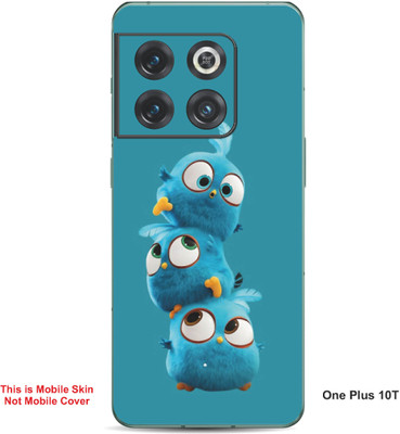 VYBE The Smart Choice One Plus 10T Jay,Jake & Jim Embossed Mobile Skin(Sea Blue 25)