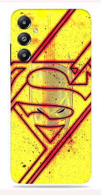 SkinoMania Samsung Galaxy M14 4G Mobile Skin(Yellow Batman Logo)