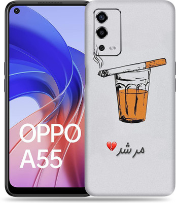 SkinoMania Oppo-A55 Mobile Skin(Multicolour Tea)