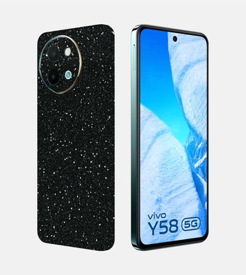 OggyBaba Vivo Y58 5g Mobile Skin(Black Gliter)