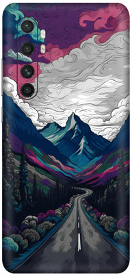 wrap craft MI NOTE 10 LITE Premium Vinyl Mobile Skin(Multicolor)