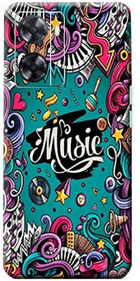 LAMHA Oppo A77s Mobile Skin(Ultra Super Music Graffiti With High Matte Finish.)