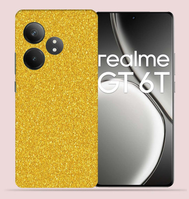 OggyBaba Realme GT 6T 5g,GT 6T 5g Mobile Skin(Golden Gliter)